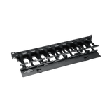 Tripp Lite SmartRack 1U High Capacity Horizontal Cable Manager, Finger duct with dual-hinge cover — Being Shipped