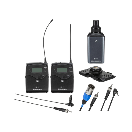 Sennheiser EW 100 ENG G4 Camera-Mount Wireless Combo Microphone System — Being Shipped
