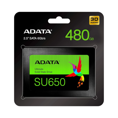 Adata Ultimate SU650 480GB 2.5" SATA III 3D NAND Internal SSD — Being Shipped