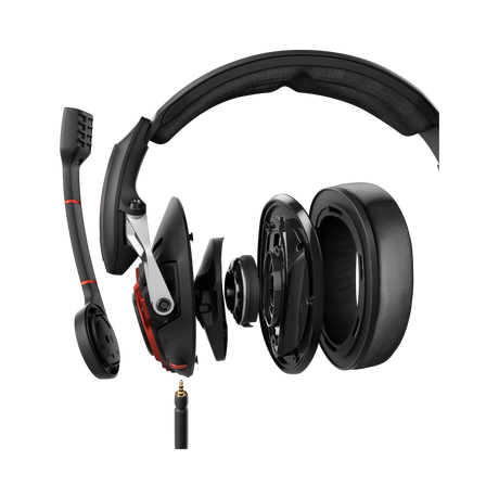 EPOS GSP 600 Wired Head-Band Gaming Headset (Black/Red) — Being Shipped