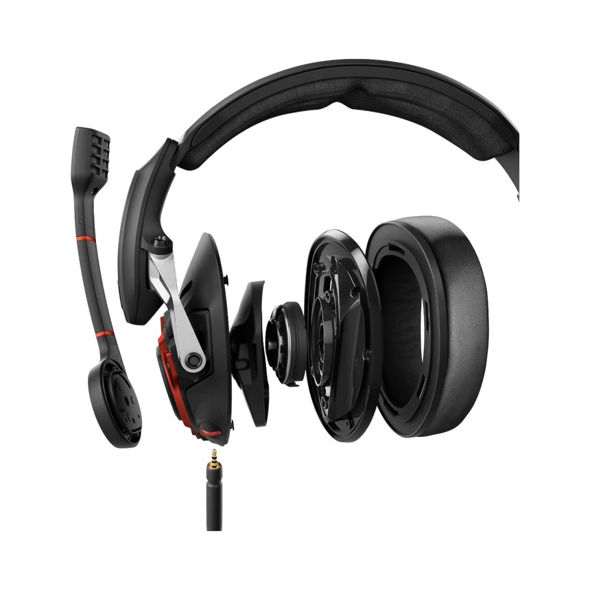 EPOS GSP 600 Wired Head-Band Gaming Headset (Black/Red) — Being Shipped