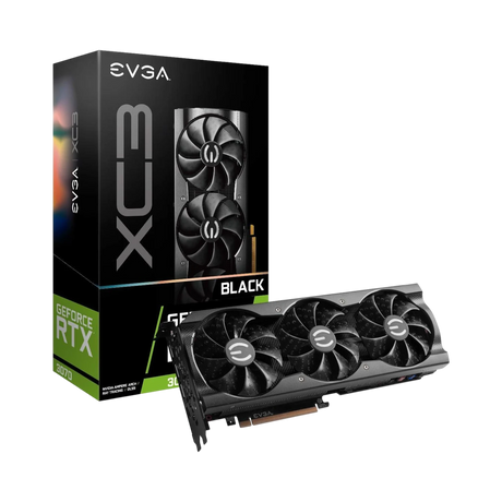 EVGA GeForce RTX 3070 XC3 Black Gaming 8GB GDDR6 ARGB Cooling Graphics Card — Being Shipped