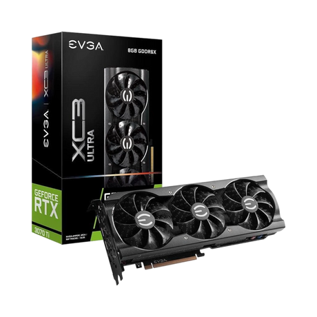 EVGA GeForce RTX 3070 Ti XC3 Ultra Gaming 8GB GDDR6X ARGB Graphics Card — Being Shipped