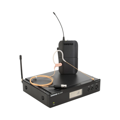 Shure BLX14R/MX53 Rackmount Wireless Omni Earset Microphone System — Being Shipped
