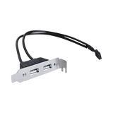 SIIG 2-Port USB 2.0 Low Profile Extension Bracket — Being Shipped