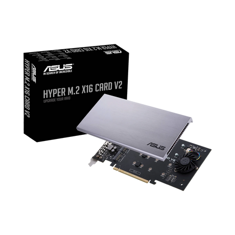 ASUS Hyper M.2 x16 Card V2 PCIe 3.0 Expansion Card — Being Shipped