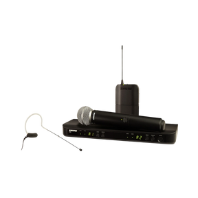 Shure BLX1288/MX153 Dual-Channel Wireless Combo Earset & Handheld Microphone System — Being Shipped