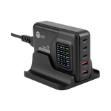 SIIG 200W GaN 3 USB-C + 2 USB-A PD Charger with LCD Display — Being Shipped