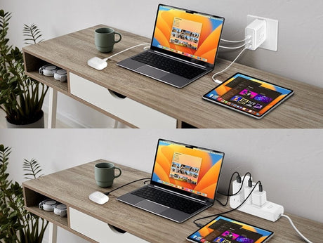 SIIG 100W GaN PD Combo Charger with 2 USB-C & 1 USB-A Ports — Being Shipped