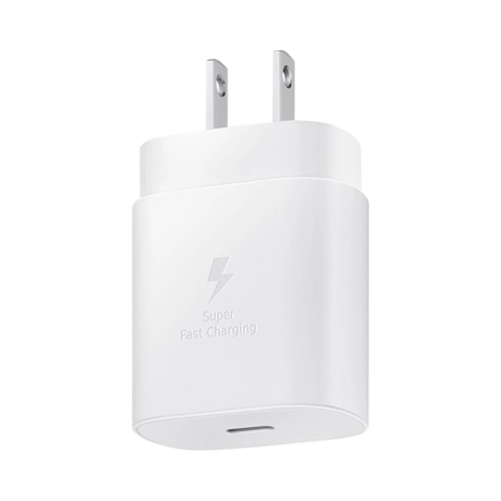 Samsung 25W Super Fast Charging USB-C Wall Charger (White) — Being Shipped
