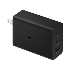 Samsung 65W Super Fast Charging Trio Power Adapter (Black) — Being Shipped