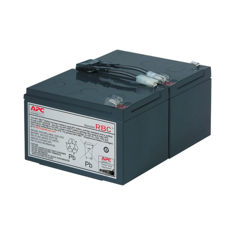 APC Replacement Battery Cartridge, VRLA battery, 11Ah, 12VDC, 2-year warranty — Being Shipped