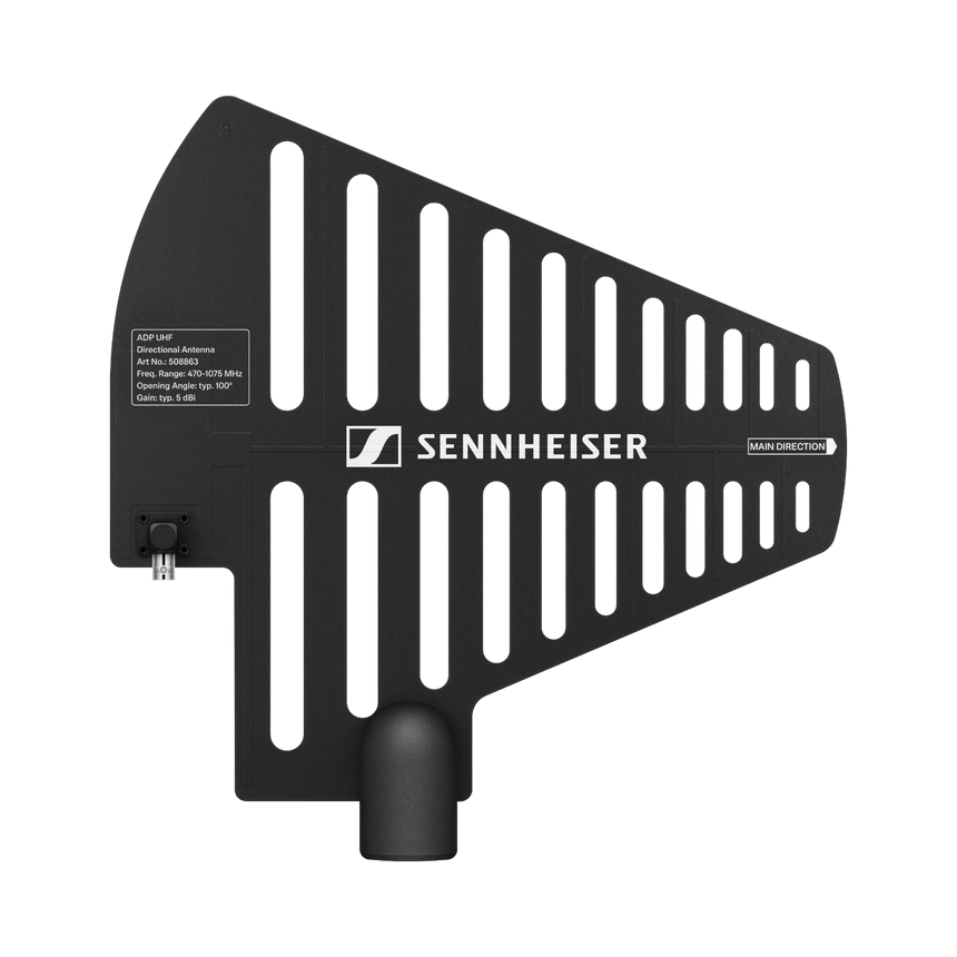 Sennheiser ADP UHF Passive Directional Antenna for EW-D Wireless Systems (470 to 1075 MHz) — Being Shipped