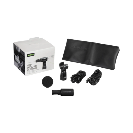 Shure MV88+ Home Kit Digital Stereo USB Condenser Microphone — Being Shipped