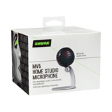 Shure MOTIV MV5 Cardioid USB/Lightning Microphone (Black/Red Foam) — Being Shipped