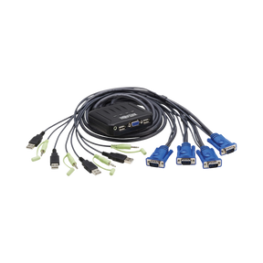 Tripp Lite 4-Port KVM Switch with Built-In VGA, USB, Audio — Being Shipped
