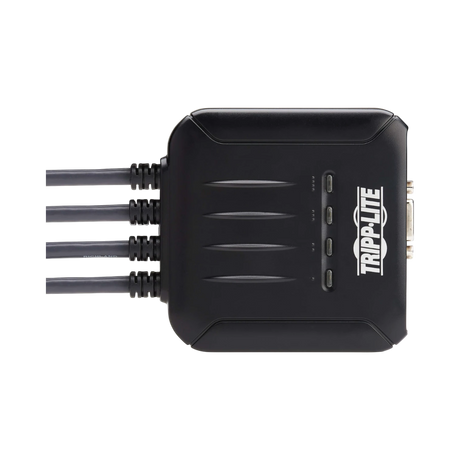 Tripp Lite 4-Port KVM Switch with Built-In VGA, USB, Audio — Being Shipped