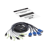Tripp Lite 4-Port KVM Switch with Built-In VGA, USB, Audio — Being Shipped