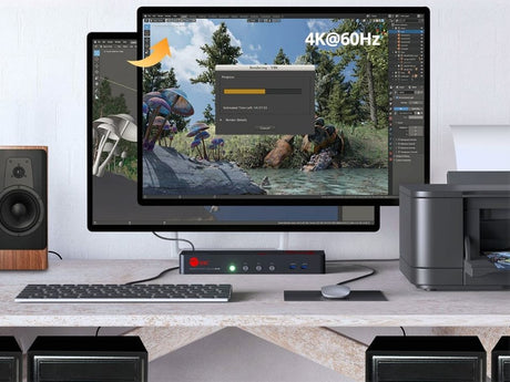 SIIG 4K@60Hz 4-Port DisplayPort 1.2 KVM Switch — Being Shipped