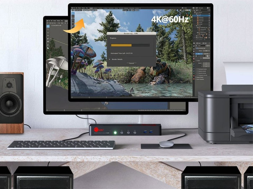 SIIG 4K@60Hz 4-Port DisplayPort 1.2 KVM Switch — Being Shipped