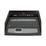 APC 17" Rack LCD Console with Integrated 8-Port Analog KVM Switch — Being Shipped
