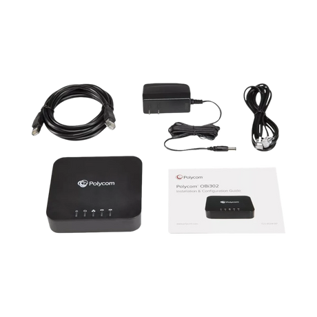 Poly OBi302 VoIP Phone Adapter with 2 FXS Ports and USB — Being Shipped