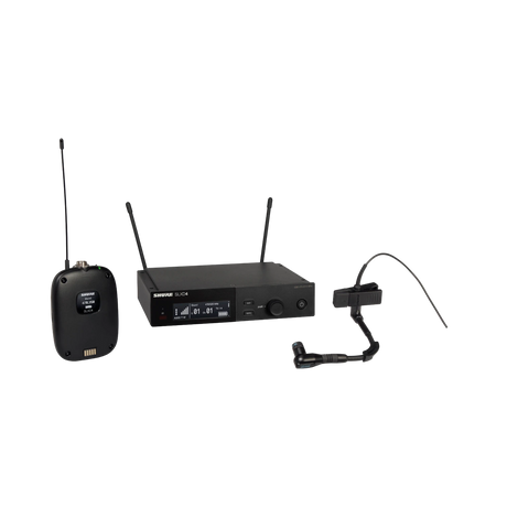 Shure SLXD14/98H Digital Wireless Cardioid Instrument Microphone System — Being Shipped