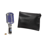 Shure Super 55 Supercardioid Dynamic Microphone (Chrome, Blue Foam) — Being Shipped