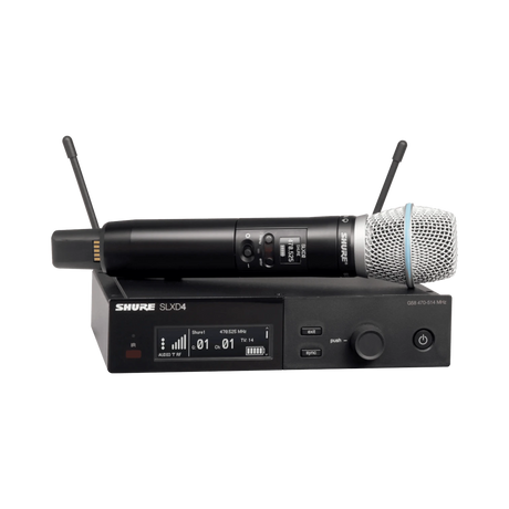Shure SLXD2/B87A Digital Wireless Handheld Microphone Transmitter with Beta 87A Capsule — Being Shipped