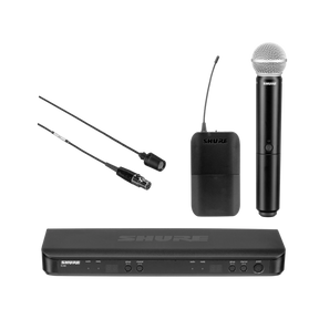 Shure BLX1288/CVL Dual-Channel Wireless Combo Lavalier & Handheld Microphone System — Being Shipped