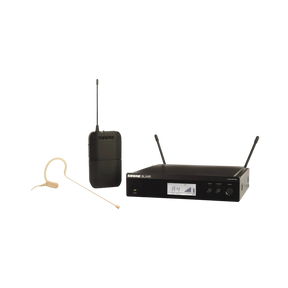 Shure BLX14R/MX53 Rackmount Wireless Omni Earset Microphone System — Being Shipped