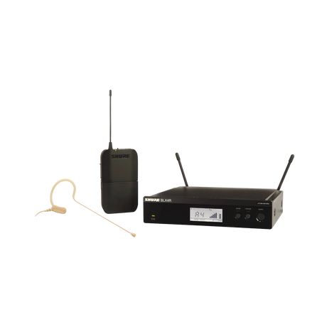 Shure BLX14R/MX53 Rackmount Wireless Omni Earset Microphone System — Being Shipped
