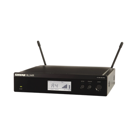 Shure BLX4R Rackmount Wireless Receiver (H11: 572 to 596 MHz) — Being Shipped