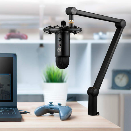 Blue Microphones Compass Premium Desktop Microphone Boom Arm Stand — Being Shipped