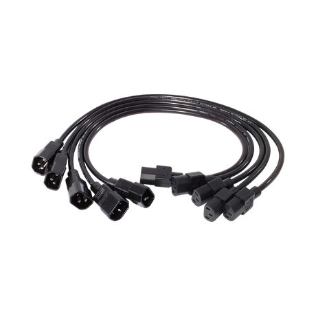 APC 2ft 10A 100-230V C13 to C14 Power Cord Kit (5-Pack) — Being Shipped