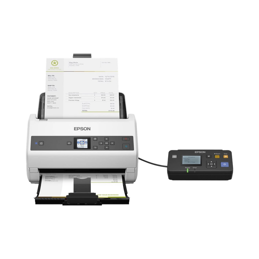 Epson DS-870 Color Duplex Workgroup Document Scanner — Being Shipped