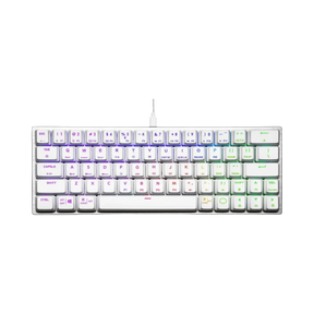 Cooler Master SK620 60% Blue Switches Keyboard (Silver White) — Being Shipped