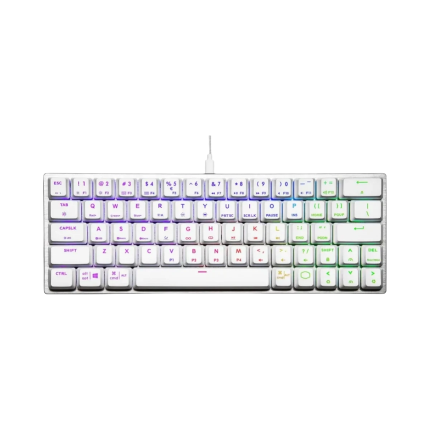 Cooler Master SK620 60% Blue Switches Keyboard (Silver White) — Being Shipped