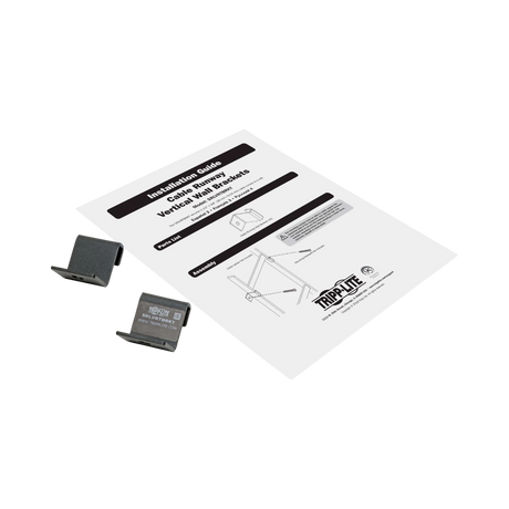 Tripp Lite Cable Runway Vertical Wall Brackets, Straight — Being Shipped