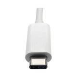 Tripp Lite USB-C to DVI Adapter with PD Charging (White) — Being Shipped
