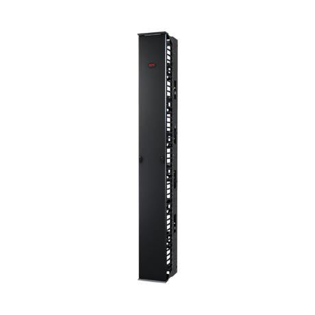 APC Performance, Vertical Cable Manager for 2 & 4 Post Racks, 84"H x 10"W, Single-Sided with Door — Being Shipped
