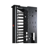 APC Performance, Vertical Cable Manager for 2 & 4 Post Racks, 84"H x 10"W, Single-Sided with Door — Being Shipped
