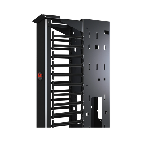 APC Performance, Vertical Cable Manager for 2 & 4 Post Racks, 84"H x 10"W, Single-Sided with Door — Being Shipped