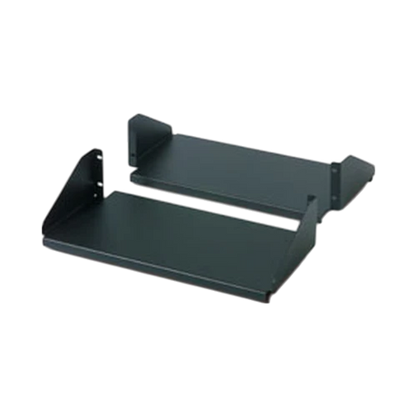 APC Double Sided Fixed Shelf for 2-Post Rack 250 lbs Black — Being Shipped