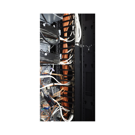 APC NetShelter Cable Management, Vertical Cable Manager, Hinged Covers, for NetShelter SX 750mm W 42U, Set of 2, 109 x 1778 x 13 mm — Being Shipped