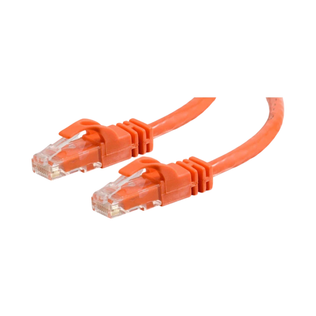 C2G 7ft (2.1m) Cat6 Snagless Unshielded (UTP) Network Crossover Patch Cable, Orange — Being Shipped