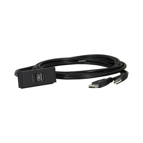 AMX Dual USB Power Module with Charging Indicator — Being Shipped