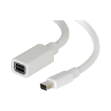 C2G 10ft (3m) Mini DisplayPort Extension Cable M/F, White — Being Shipped