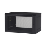 APC NetShelter 6U Wallmount Rack Enclosure Cabinet, Single Hinged, Switch Depth, Unassembled — Being Shipped