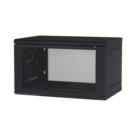 APC NetShelter 6U Wallmount Rack Enclosure Cabinet, Single Hinged, Switch Depth, Unassembled — Being Shipped